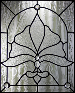 Clear Stained Glass Window-Panel